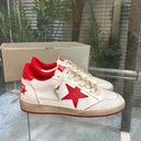 Golden Goose Ball Star 'Sneakers' White Red